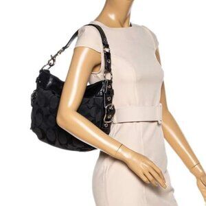 EUC Y2K leather carly hobo